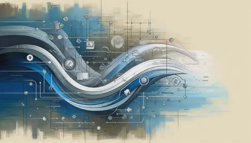 API Abstract illustration that show an OpenAPI Specification.