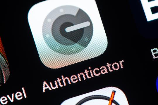 Screenshot of an app icon from the Authenticator Authentication App to be used as part of a multi-factor authentication process.